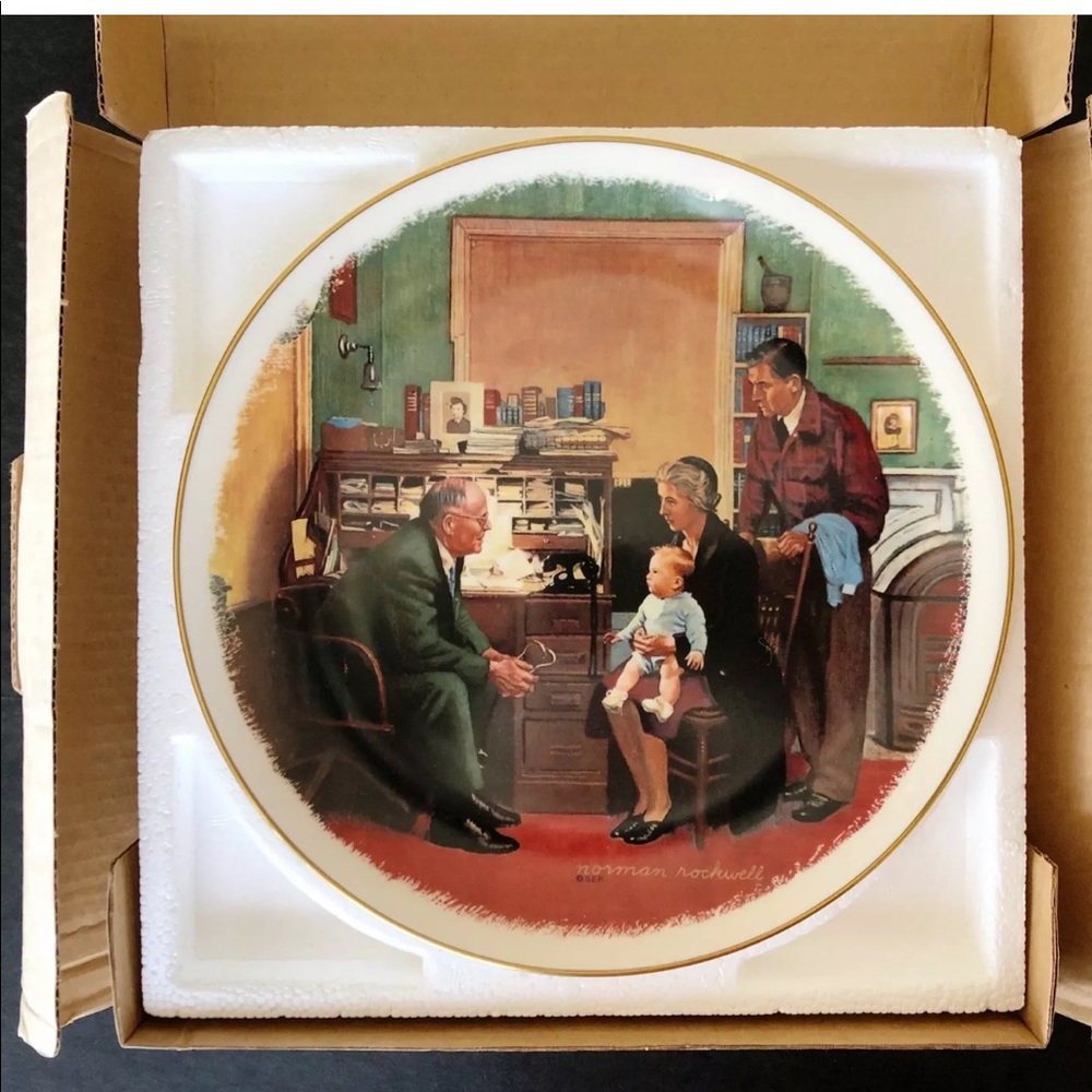 Normal Rockwell Collector Plate Gorham 1980